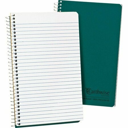 OXFORD Wirebound Notebook, Narrow Ruled, 80 Sheets, 8inx5in, Green Cover OXF25400